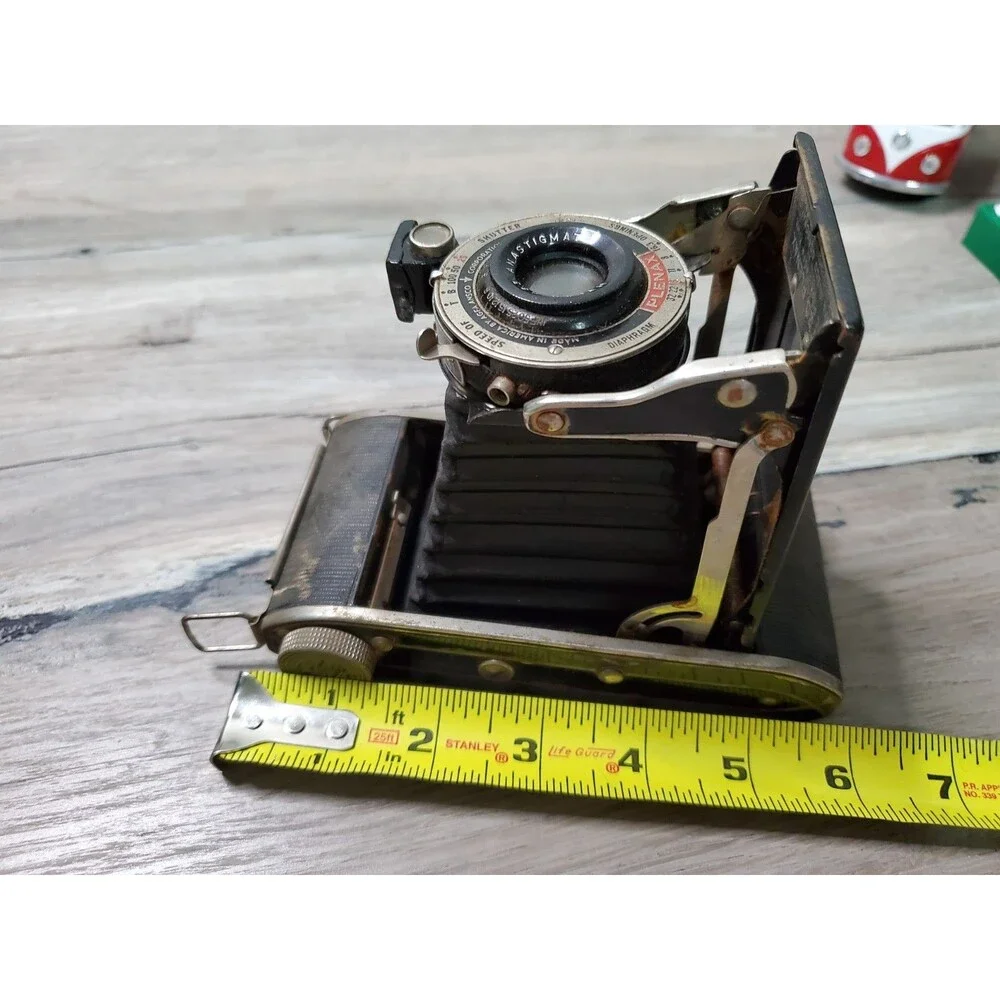 Vintage Agfa Ansco PB 20 Plenax Folding Camera - Hypar f/6.3 - Art Deco Charm
